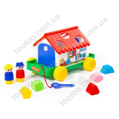 Фотография, изображение Развивающая игрушка, Сортер "Игровой домик", Polesie (6202-2)