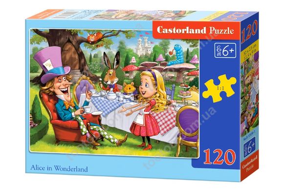 Фотография, изображение Пазл для детей "Алиса в стране Чудес" Castorland (B-13456)