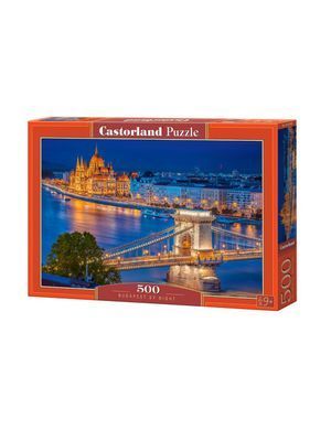Світлина, зображення Пазл Castorland, B-53940, Нічний Будапешт, 500 деталей (B-53940)