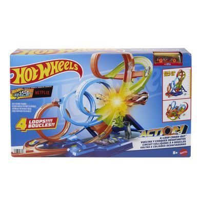 Світлина, зображення Трек Hot Wheels Action Шалені віражі та петлі (HXR70)