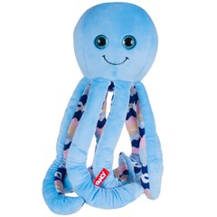 Фотография, изображение Большая мягкая игрушка Осьминог FANCY, синяя