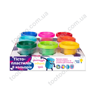 Фотография, изображение Набор для детского творчества "Тесто-пластилин 8 цветов" TY4408