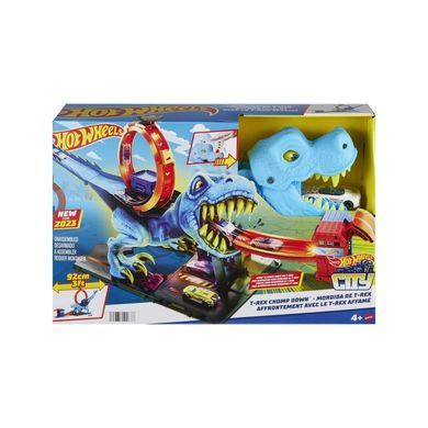 Фотография, изображение Игровой набор "Охота Ти-Рекса" Hot Wheels (HKX42)
