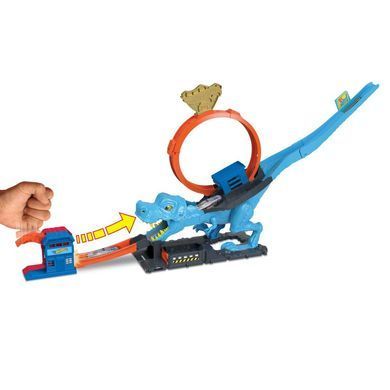 Фотография, изображение Игровой набор "Охота Ти-Рекса" Hot Wheels (HKX42)