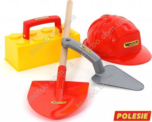 Фотография, изображение Игровой набор Polesie каменщика №4 "Construct" 5 элементов (50526)