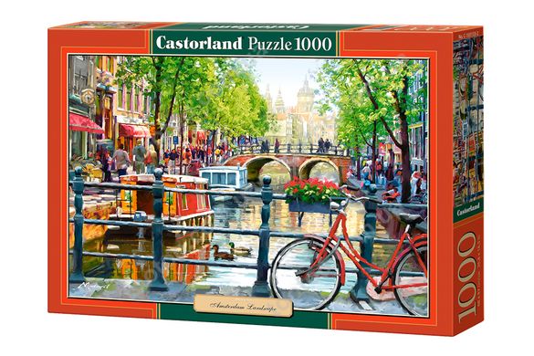 Світлина, зображення Пазл "Пейзаж, Амстердам" Castorland, 1000 шт (C-103133)
