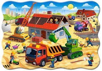 Світлина, зображення Пазл для дітей "Будівництво" Castorland (B-03686)