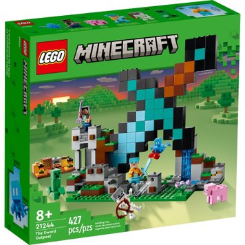 Конструктор LEGO Minecraft Форпост с мечом (21244)