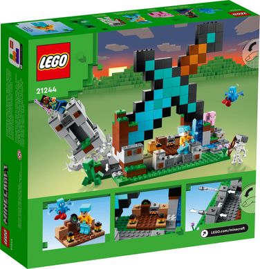 Конструктор LEGO Minecraft Форпост із мечем (21244)