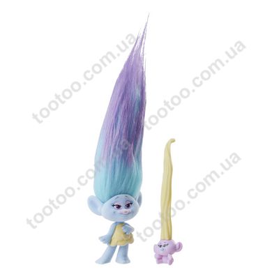 Фотография, изображение Игровой набор Hasbro Trolls Hair Raising Chenille With Baby (C1300_E0444)