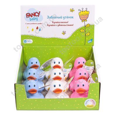 Іграшка Fancy Baby для ванни «Кумедне каченя» (UTK)