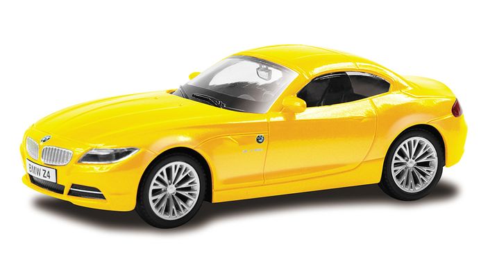 Машинка "BMW Z4", масштаб 1:43 (444001), желтая