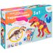 Набір для дитячого ліплення з легкого пластиліну "Тиранозавр" Genio Kids, фотографія