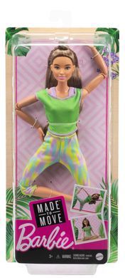 Фотография, изображение Кукла Barbie серии "Двигайся как я" шатенка (GXF05)