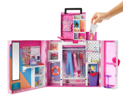 Двухэтажный шкаф мечты с куклой Barbie (HGX57)