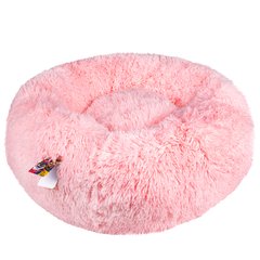 Лежанка-пуфик для животных "Пончик розовый" (BED1Pink)
