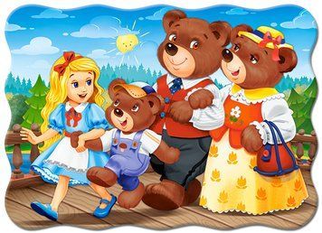 Світлина, зображення Пазл для дітей "Три ведмеді" Castorland (B-03716)