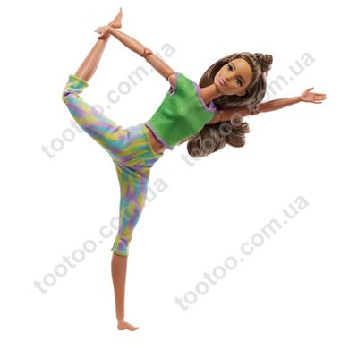 Фотография, изображение Кукла Barbie серии "Двигайся как я" шатенка (GXF05)