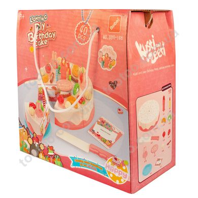 Фотография, изображение Детский игровой набор продуктов «Праздничный торт» (889-146)