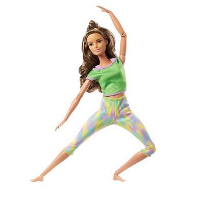 Фотография, изображение Кукла Barbie серии "Двигайся как я" шатенка (GXF05)