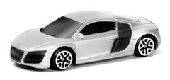 Машинка "Audi R8 V10 2011", масштаб 1:64 (344996S), серебристая