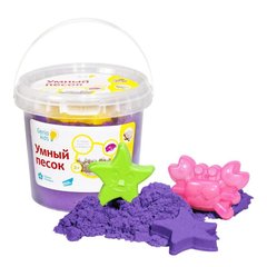 Фотография, изображение Набор для детского творчества умный песок 1 кг Genio Kids-Art, фиолетовый