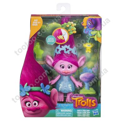 Фотография, изображение Игровой набор Hasbro Trolls Розочка с малышом (E0144_E0355)