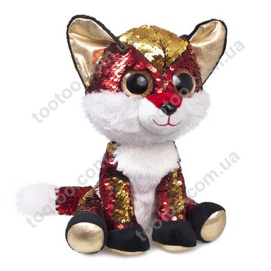 Фотография, изображение Мягкая игрушка с паетками Fancy "Блестяшки" лисёнок Опал