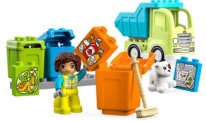 Світлина, зображення Конструктор LEGO DUPLO Town Сміттєпереробна вантажівка (10987)