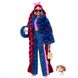 Лялька Barbie "Екстра" у синьому леопардовому костюмі (HHN09), фотографія