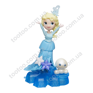 Фотография, изображение Мини-кукла Hasbro Disney Frozen Эльза на движущейся платформе (B9249_B9873)