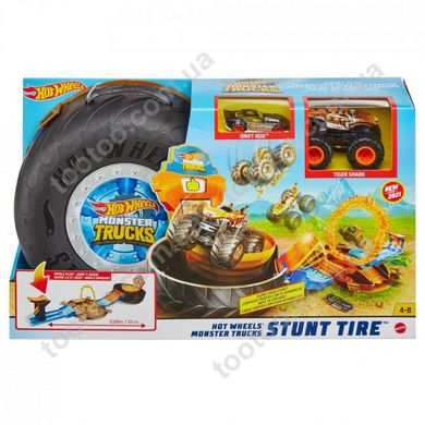 Фотография, изображение Игровой набор "Трюки в шине" серии "Monster Trucks" Hot Wheels
