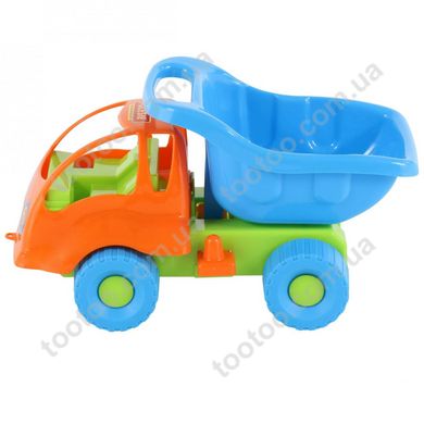 Фотография, изображение Машинка самосвал "Муравей" Polesie, оранжево-голубой (3102-1)