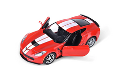 Машинка "Chevrolet Corvette Grand Sport", масштаб 1:64 (344033SC), червона