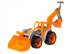 Фотография, изображение Игрушка Technok трактор с двумя ковшами оранжевый (3671-1)