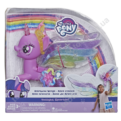 Фотография, изображение Игрушка Hasbro My Little Pony пони Искорка с радужными крыльями (E2928)