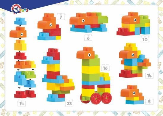 Світлина, зображення Іграшка "Конструктор ТехноК" 70 елементів (6801)