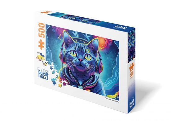 Світлина, зображення Пазл 500 елементів "Ритм неону" PUZZLEVILLE (PZL500_38)