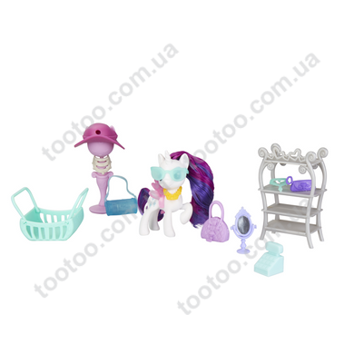 Фотография, изображение Игровой набор Hasbro My Little Pony пони возьми с собой Рарити (E4967_E5618)
