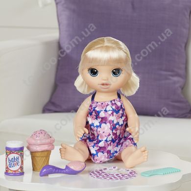 Фотография, изображение Кукла Hasbro Baby Alive "Малышка с мороженным" (С1090)