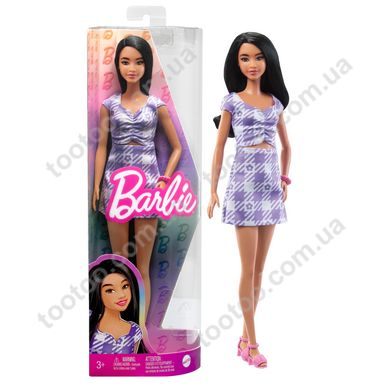 Світлина, зображення Лялька Barbie "Модниця" у ніжній сукні з фігурним вирізом (HPF75)