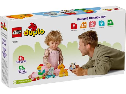 Фотография, изображение Конструктор LEGO DUPLO My First Поезд животных (10412)