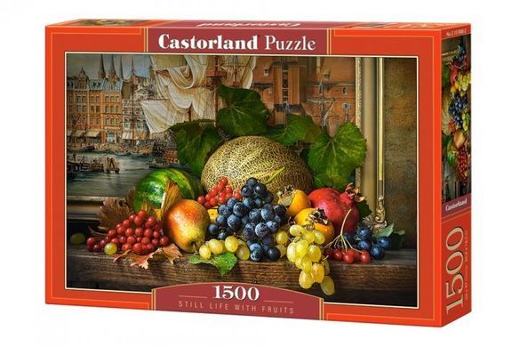 Світлина, зображення Пазл "Натюрморт з фруктами" Castorland, 1500шт (C-151868)