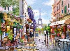 Фотография, изображение Пазл "Цветущий Париж" Castorland, 3000 шт (C-300525)