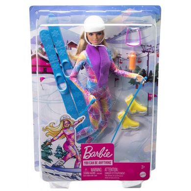 Фотография, изображение Кукла-лыжница серии "Зимние виды спорта" Barbie (HGM73)
