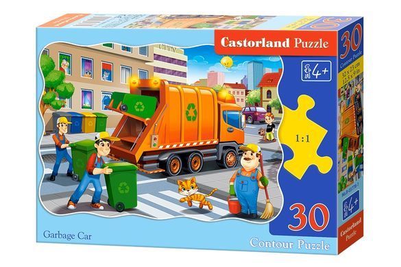 Світлина, зображення Пазл для дітей "Сміттєвоз" Castorland (B-03778)
