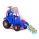 Іграшка POLESIE трактор "Майстер" (синій) з лопатою (84873), фотографія