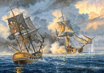 Фотография, изображение Пазл для детей "Морская баталия" Castorland (B-53483)