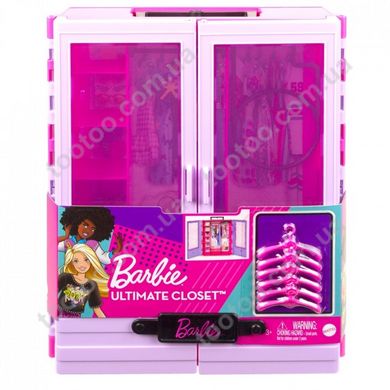 Світлина, зображення Бузкова шафа для одягу Barbie (HJL65)