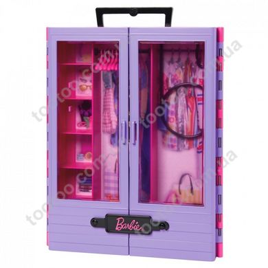 Фотография, изображение Сиреневый шкаф для одежды Barbie (HJL65)